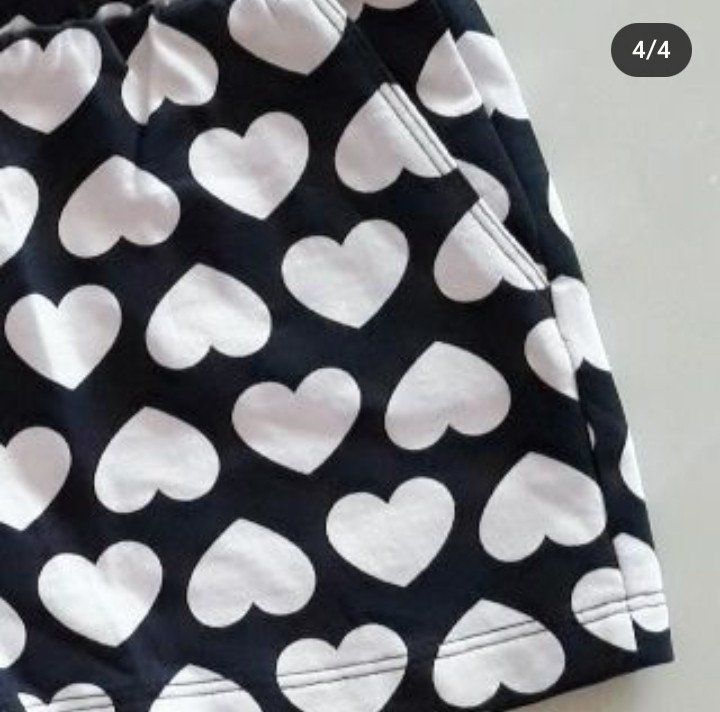شلوارک طرح قلبی ایتالیایی جنس عالی