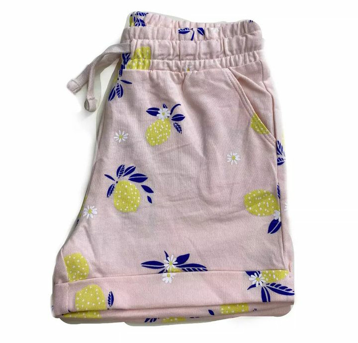 شلوارک جنس کتان طرح گل