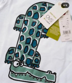 تیشرت طرح تمساح اورجینال ایتالیا