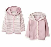 پک دو عددی سویشرت دخترانه اسپورت : سویشرت پاییزی نوزادی جنس نخی 100 در صد پنبه