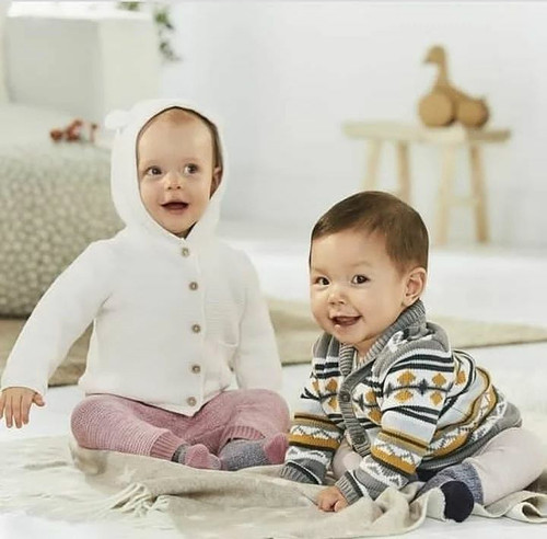 ژاکت بافت نوزادی مناسب پاییز