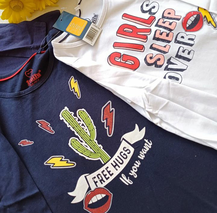 بلوز نخی دخترانه اسپرت