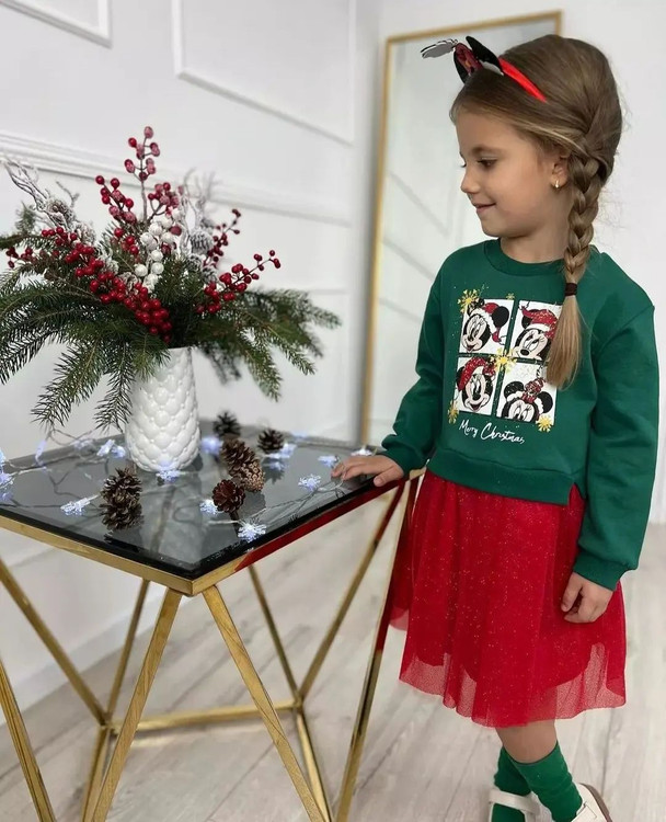 لباس مجلسی دخترانه طرح دار