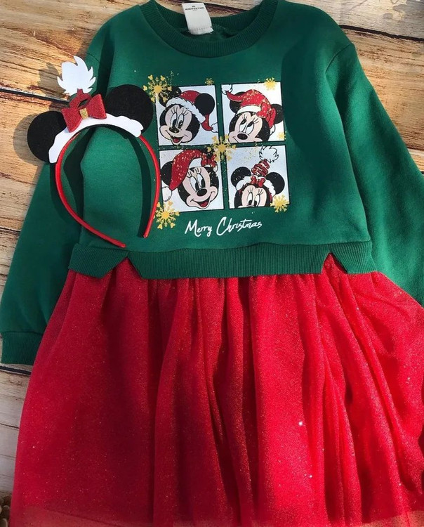 لباس دخترانه طرح مکی موس