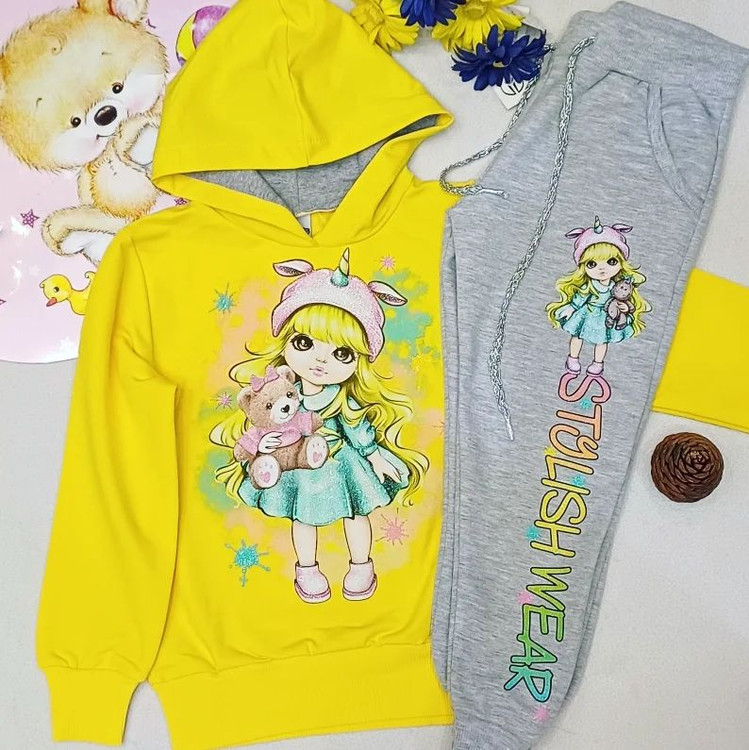 ست هودی و شلوار دخترانه