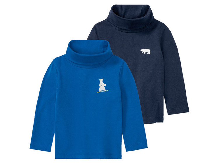 پک دو عددی پیراهن یقه اسکی پسرانه