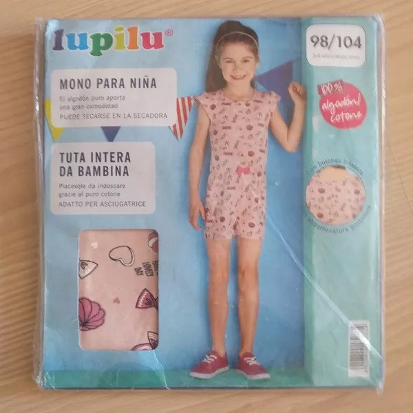 رامپر دخترانه تمام نخ لوپیلو شیک و مجلسی