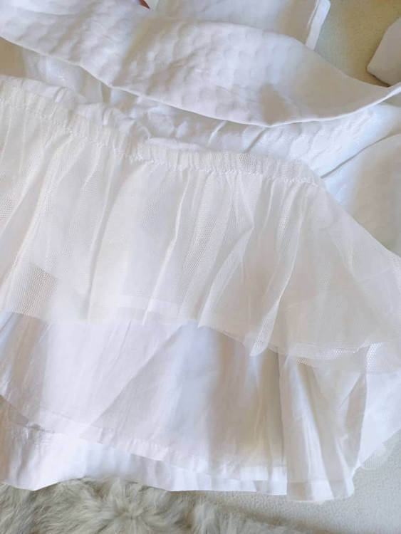 پیراهن دخترانه آستردار مجلسی و ساده