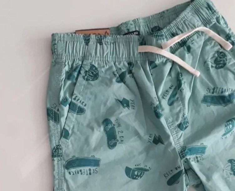 شلوارک بچه گانه کتانی