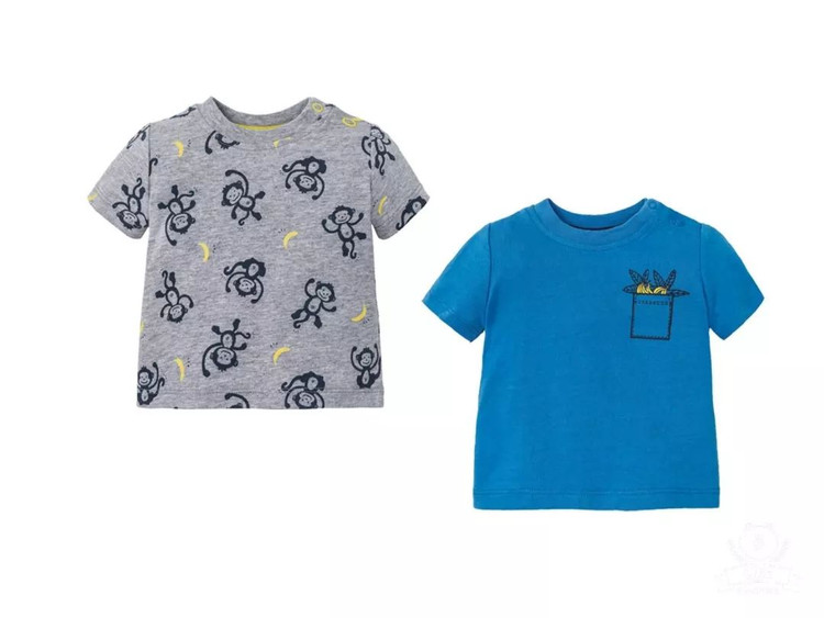 پک دو عددی تیشرت نوزادی
