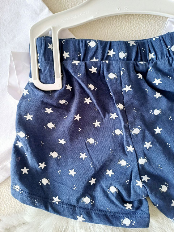 ست تاپ شلوارک نوزادی شیک و مجلسی