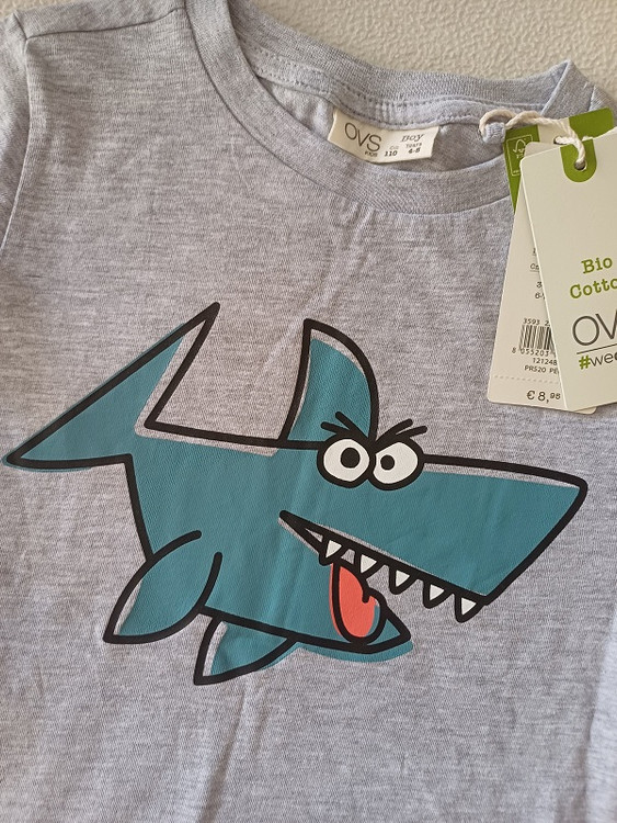 انواع مدل و قیمت خرید تیشرت بچه گانه نخی برند OVS