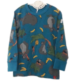 بلوز :پاییزی جنس نخ 100درصد پنبه طرح جنگل برند سوئدی