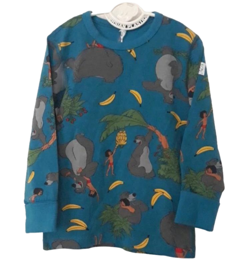 بلوز :پاییزی جنس نخ 100درصد پنبه طرح جنگل برند سوئدی