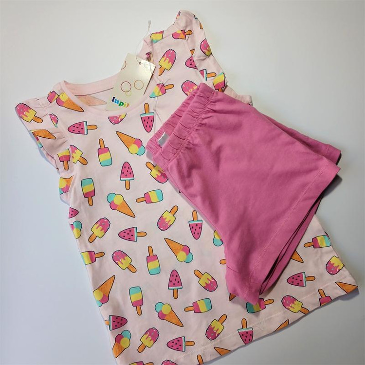 ست تیشرت شلوارک دخترانه برند لوپیلو