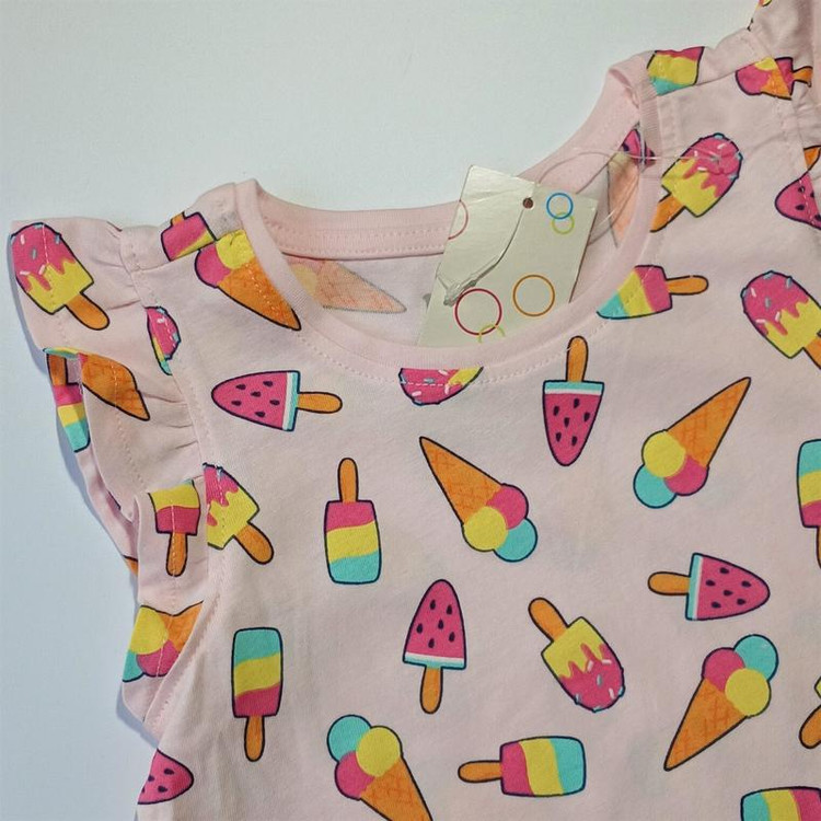 ست تیشرت شلوارک دخترانه مجلسی